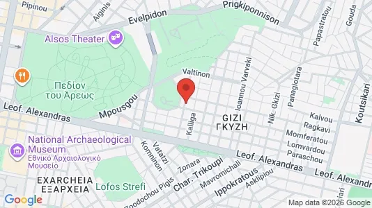 Apartments for rent i Athens Ampelokipoi - kort over placeringen