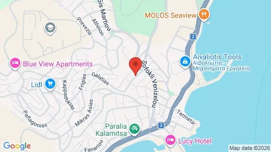 Apartments for rent i Kavala - kort over placeringen