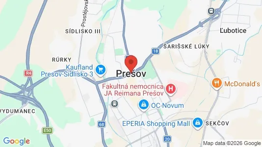 Houses for rent in Prešov - Photo from Google Street View