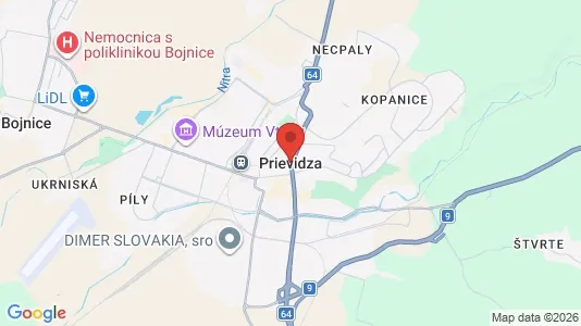 Apartments for rent in Prievidza - Photo from Google Street View