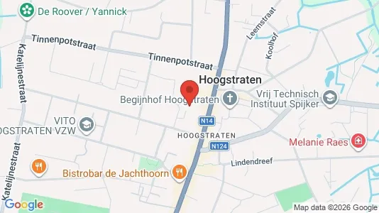 Apartments for rent i Hoogstraten - kort over placeringen