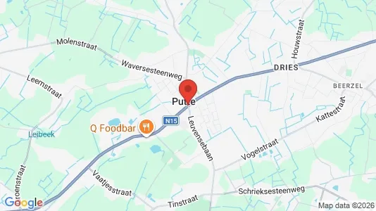 Apartments for rent i Putte - kort over placeringen