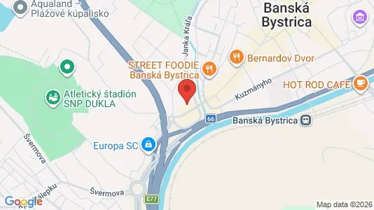 Apartments for rent in Banská Bystrica - Photo from Google Street View