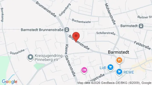Apartments for rent i Pinneberg - kort over placeringen