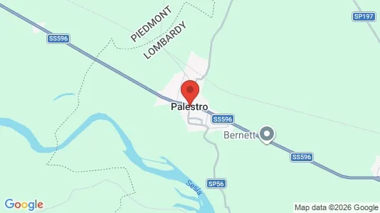 Apartments for rent i Palestro - kort over placeringen