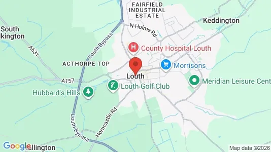 Houses for rent i Louth - Lincolnshire - kort over placeringen