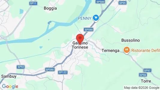 Apartments for rent in Gassino Torinese - Photo from Google Street View