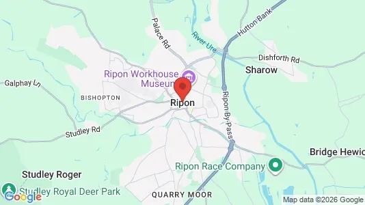 Apartments for rent i Ripon - North Yorkshire - kort over placeringen