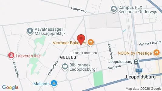 Apartments for rent i Leopoldsburg - kort over placeringen