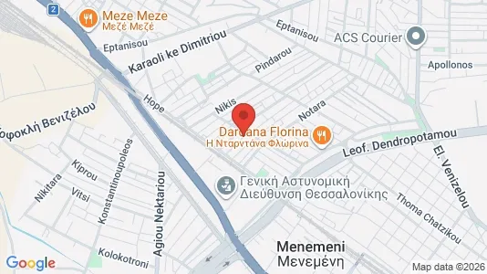 Apartments for rent i Kordelio-Evosmos - kort over placeringen