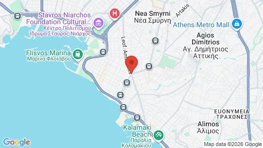 Apartments for rent i Palaio Faliro - kort over placeringen