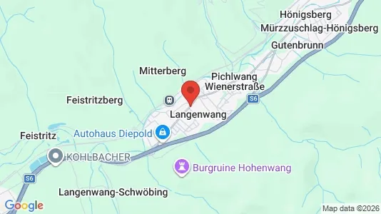 Apartments for rent i Langenwang - kort over placeringen