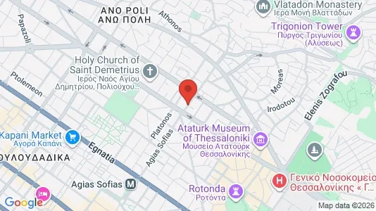 Apartments for rent i Neapoli-Sykies - kort over placeringen