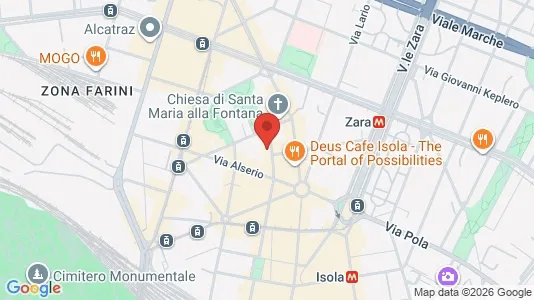 Apartments for rent i Milano Zona 9 - Porta Garibaldi, Niguarda - kort over placeringen
