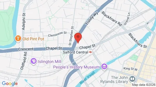 Apartments for rent i Salford - Lancashire - kort over placeringen