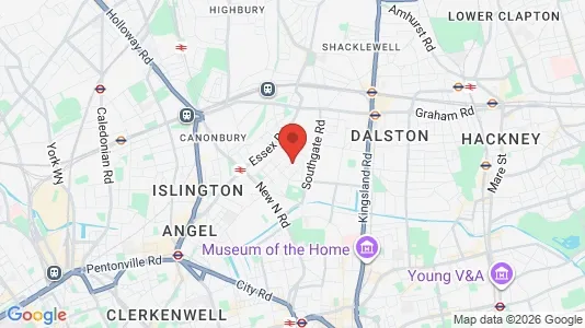Apartments for rent i London N1 - kort over placeringen