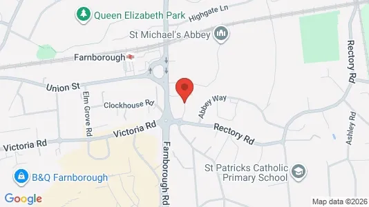 Apartments for rent i Farnborough - Hampshire - kort over placeringen