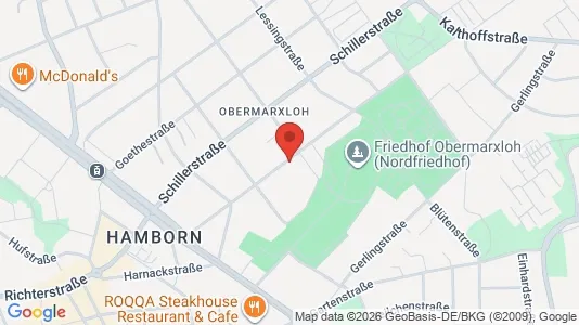 Apartments for rent i Duisburg - kort over placeringen