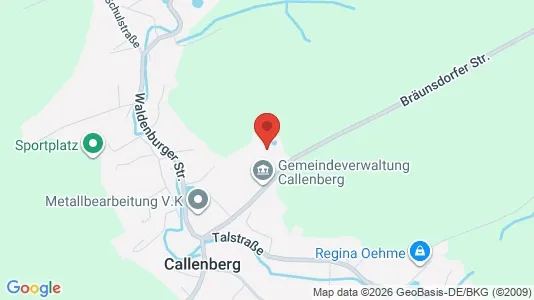 Apartments for rent i Zwickau - kort over placeringen