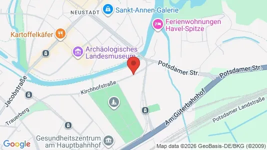 Apartments for rent i Brandenburg an der Havel - kort over placeringen