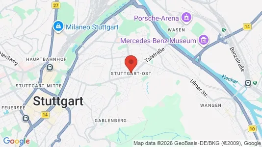 Apartments for rent in Stuttgart-Ost - Photo from Google Street View