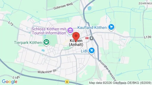 Apartments for rent i Anhalt-Bitterfeld - kort over placeringen