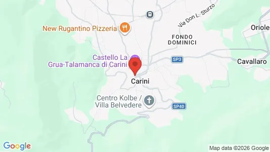 Apartments for rent i Carini - kort over placeringen