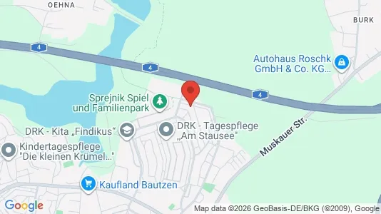 Apartments for rent i Bautzen - kort over placeringen