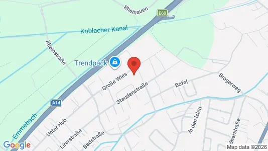 Apartments for rent i Altach - kort over placeringen