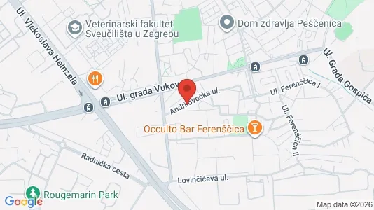 Apartments for rent i Sljeme (Medvednica-Tomislavac) - kort over placeringen