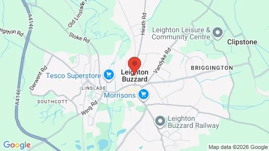 Houses for rent i Leighton Buzzard - Bedfordshire - kort over placeringen