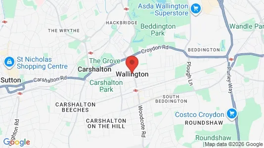 Apartments for rent i Wallington - Surrey - kort over placeringen