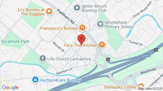 Rooms for rent in Burnley - Lancashire - Photo from Google Street View
