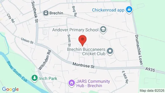Apartments for rent i Brechin - Angus - kort over placeringen