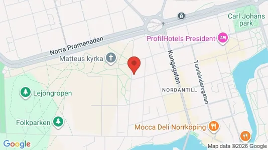 Apartments for rent i Norrköping - kort over placeringen