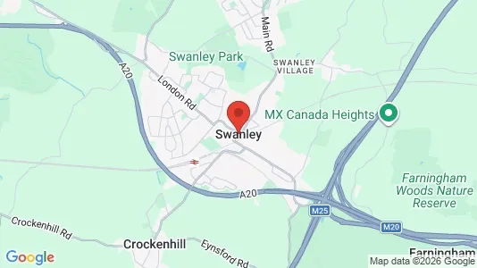 Apartments for rent i Swanley - Kent - kort over placeringen