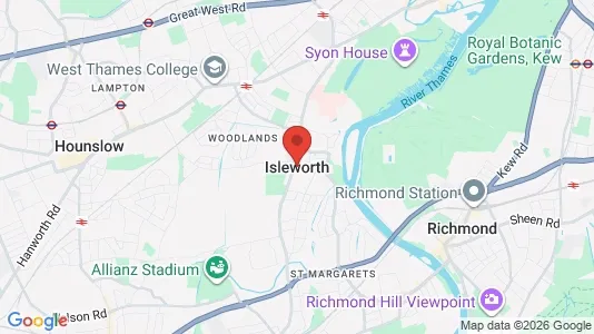Apartments for rent i Isleworth - Middlesex - kort over placeringen
