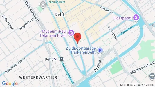 Apartments for rent i Delft - kort over placeringen