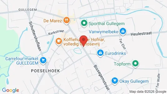 Apartments for rent i Wevelgem - kort over placeringen