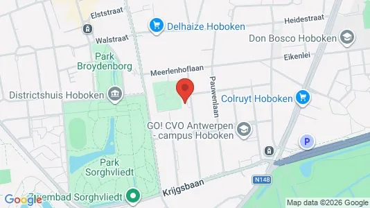 Apartments for rent i Antwerp Hoboken - kort over placeringen
