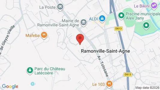 Apartments for rent i Toulouse - kort over placeringen