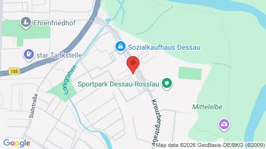 Apartments for rent i Dessau-Roßlau - kort over placeringen