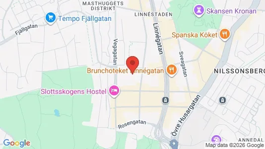 Apartments for rent i Gothenburg City Centre - kort over placeringen