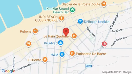 Apartments for rent i Knokke-Heist - kort over placeringen
