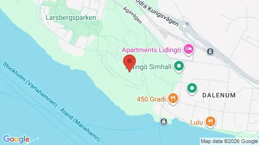 Apartments for rent i Lidingö - kort over placeringen