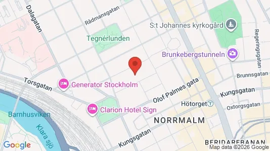 Apartments for rent i Stockholm City - kort over placeringen