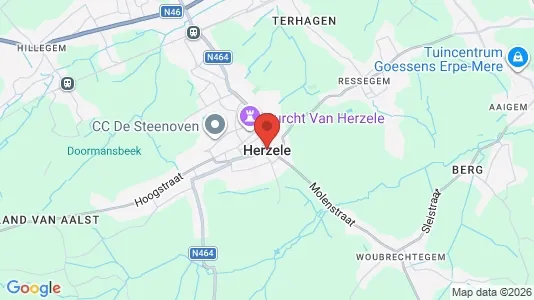 Apartments for rent i Herzele - kort over placeringen