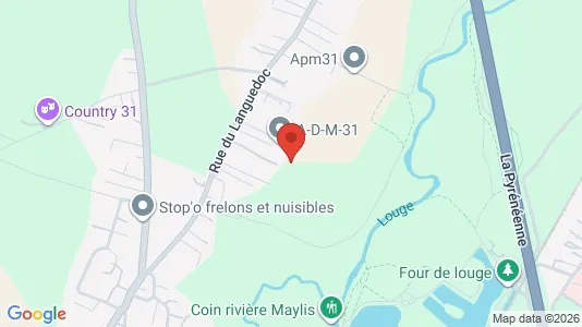 Apartments for rent i Muret - kort over placeringen