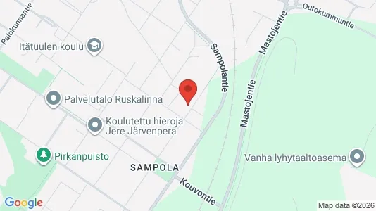 Apartments for rent i Pori - kort over placeringen