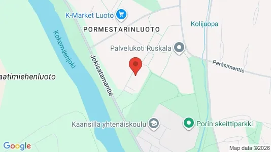 Apartments for rent i Pori - kort over placeringen